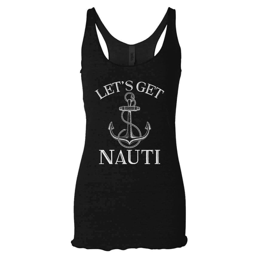"Let's Get Nauti" Sailing Tank Top - OutdoorsAdventurer
