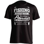 "Fishing Saved Me From Becoming A Pornstar..." Fishing T-Shirt - OutdoorsAdventurer