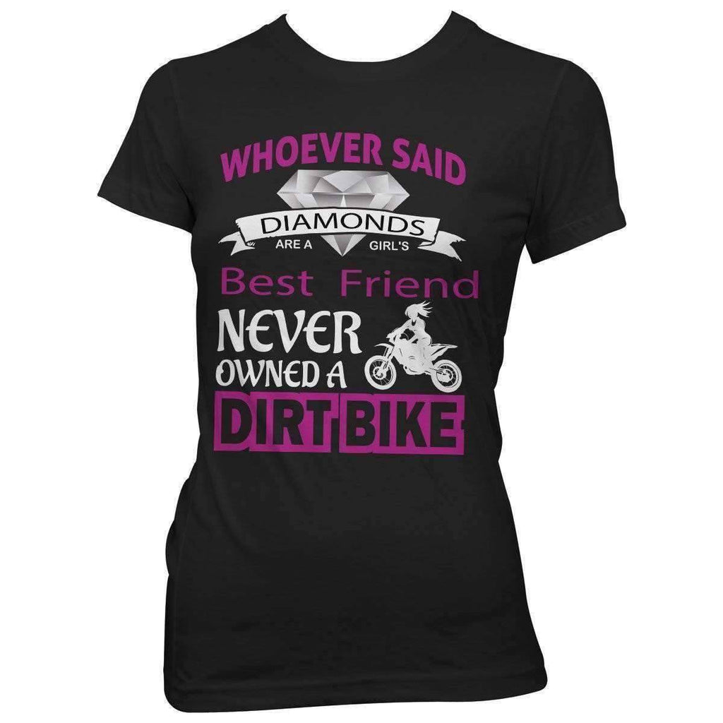 "Girl's Best Friend Dirt Bike" T-Shirt - OutdoorsAdventurer