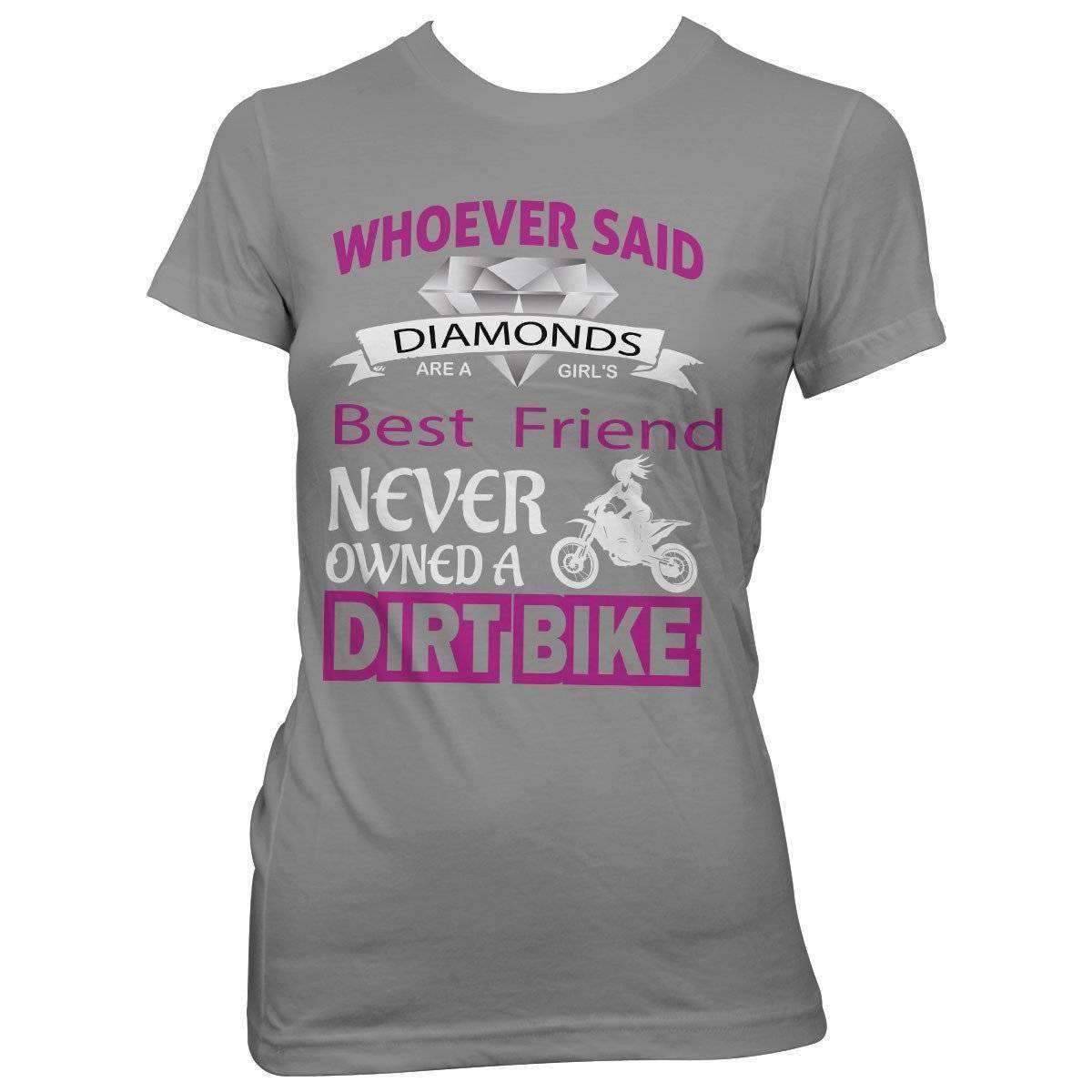 "Girl's Best Friend Dirt Bike" T-Shirt - OutdoorsAdventurer