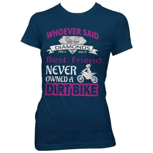 "Girl's Best Friend Dirt Bike" T-Shirt - OutdoorsAdventurer