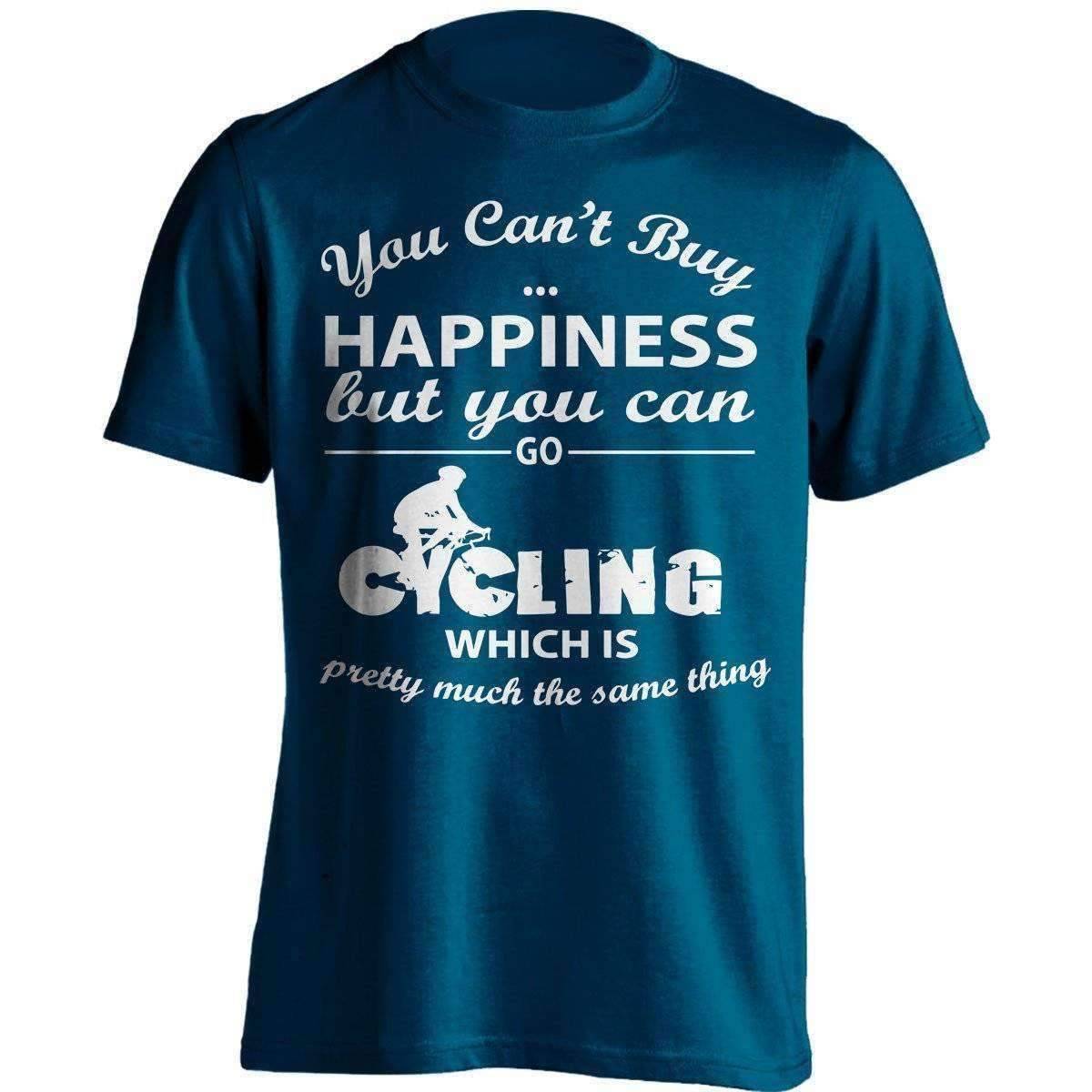 Happiness Cycling T-Shirt - OutdoorsAdventurer