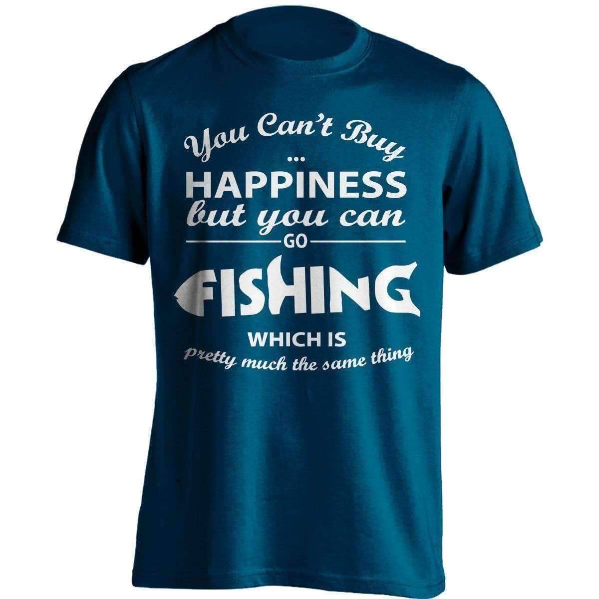 You Can't Buy Happiness Fishing T-Shirt