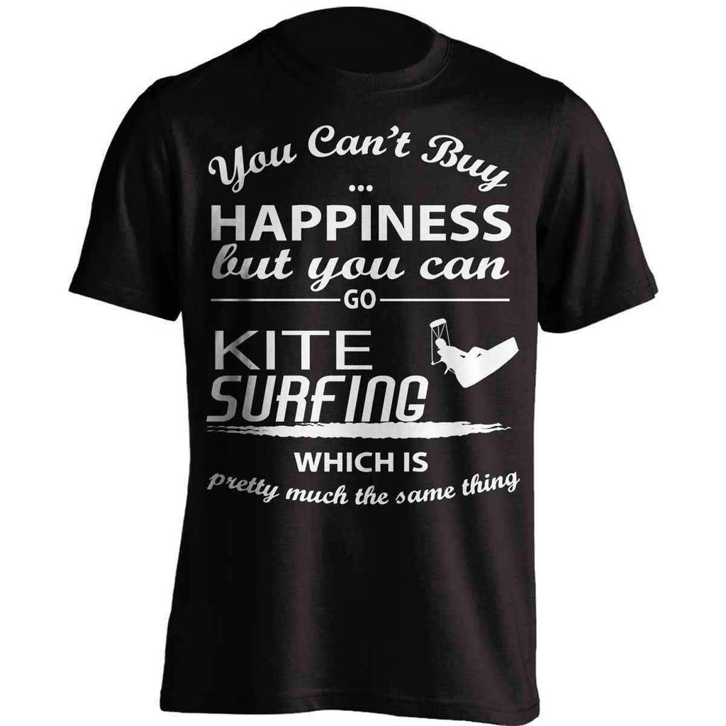 You Can't Buy Happiness  Kite Surfing T-Shirt