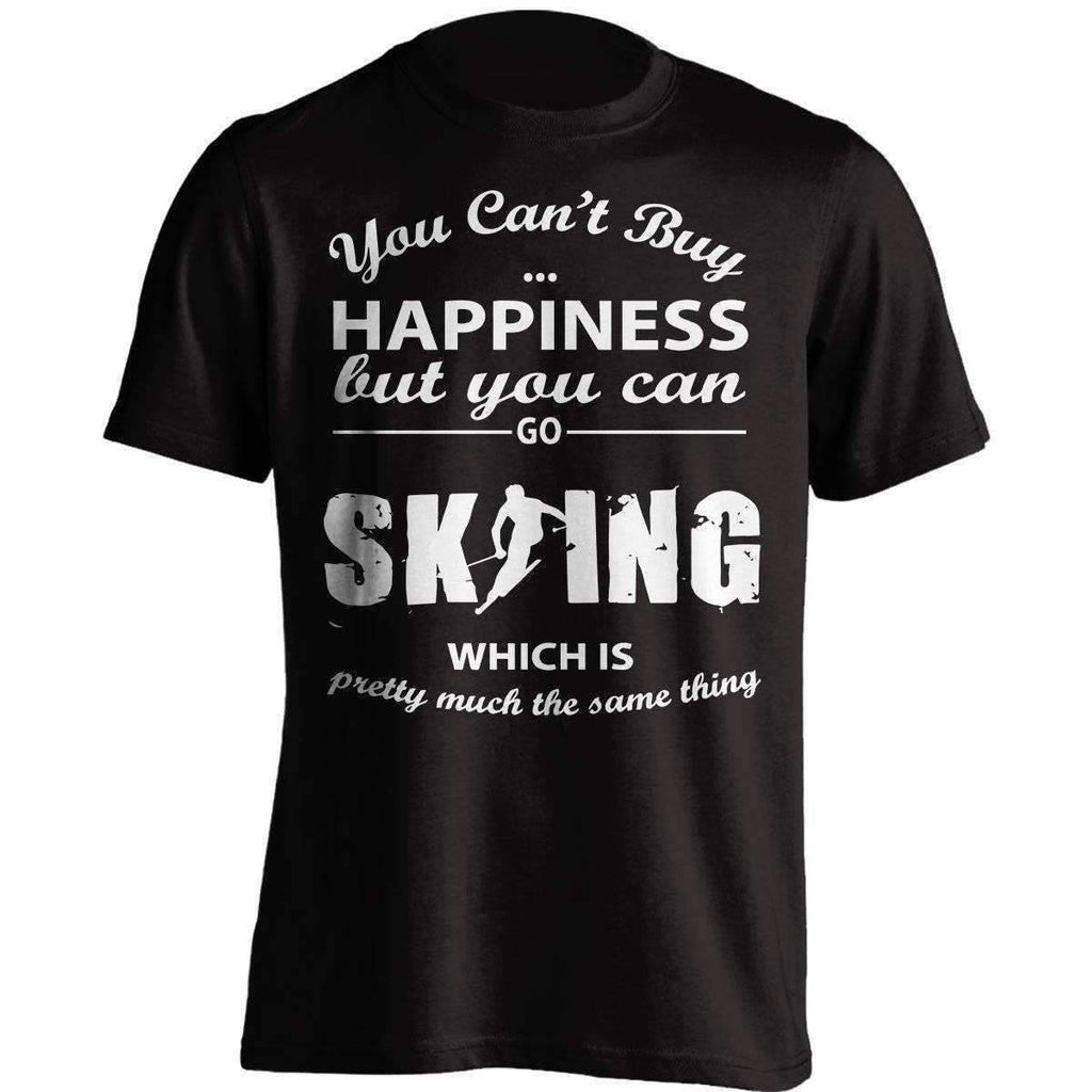 You Can't Buy Happiness Skiing T-Shirt