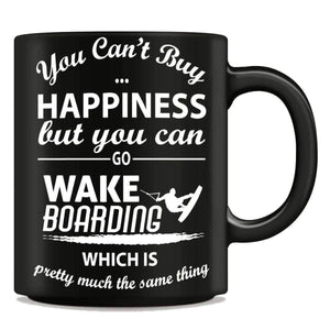 "You Can't Buy Happiness But You Can Go Wakeboarding" Mug - OutdoorsAdventurer