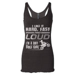 "I Like It Hard, Fast And Loud, I'm A Dirt Bike Girl" Tank Top - OutdoorsAdventurer