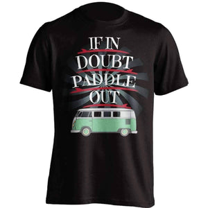"If In Doubt Paddle Out" Surfing T-Shirt - OutdoorsAdventurer