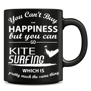 "You Can't Buy Happiness But You Can Go Kite Surfing" Mug - OutdoorsAdventurer
