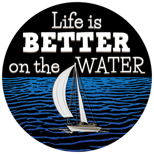 "Life Is Better On The Water" Sailing Bracelet - OutdoorsAdventurer