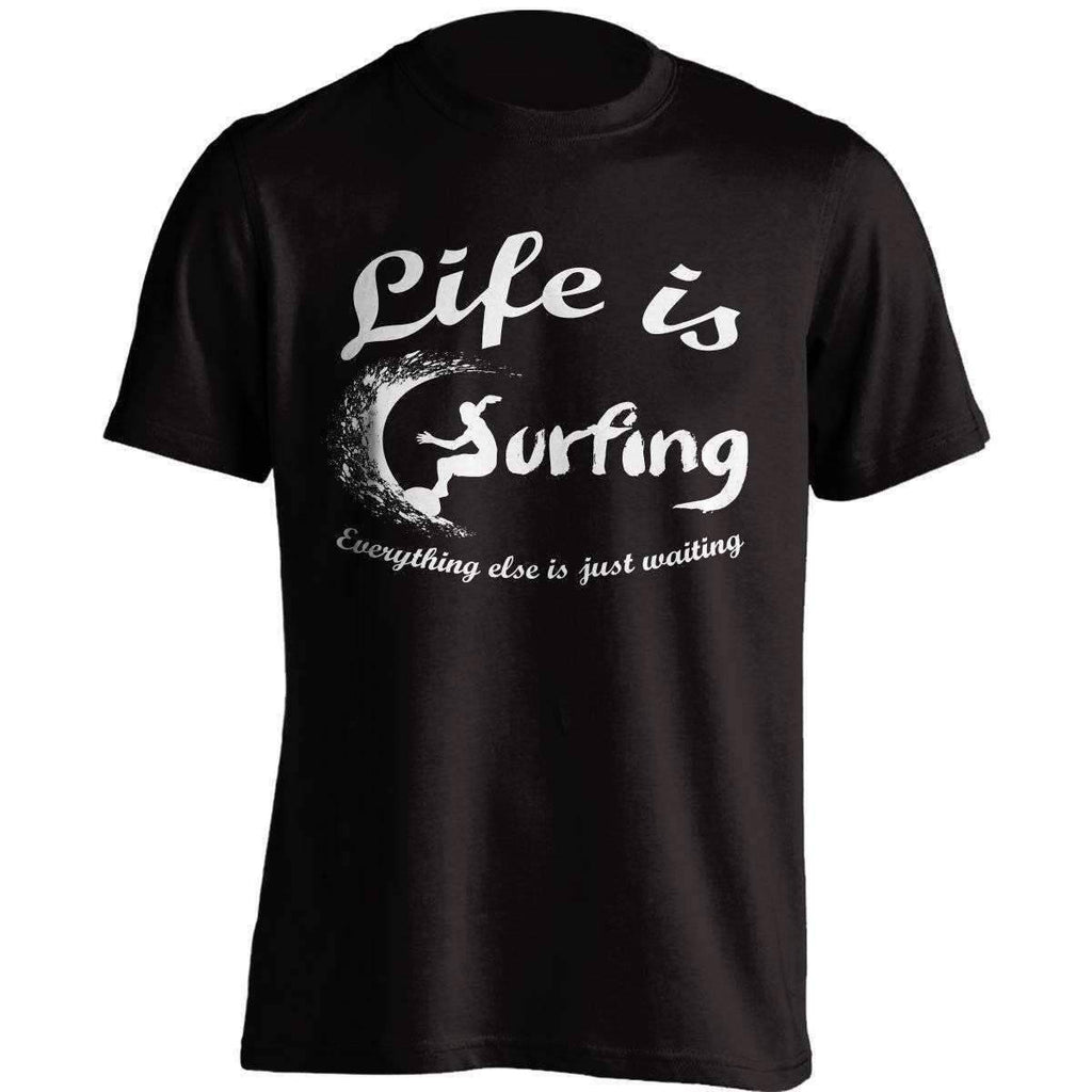 "Life Is Surfing" T-Shirt - OutdoorsAdventurer