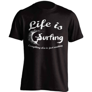 "Life Is Surfing" T-Shirt - OutdoorsAdventurer
