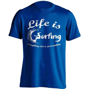 "Life Is Surfing" T-Shirt - OutdoorsAdventurer