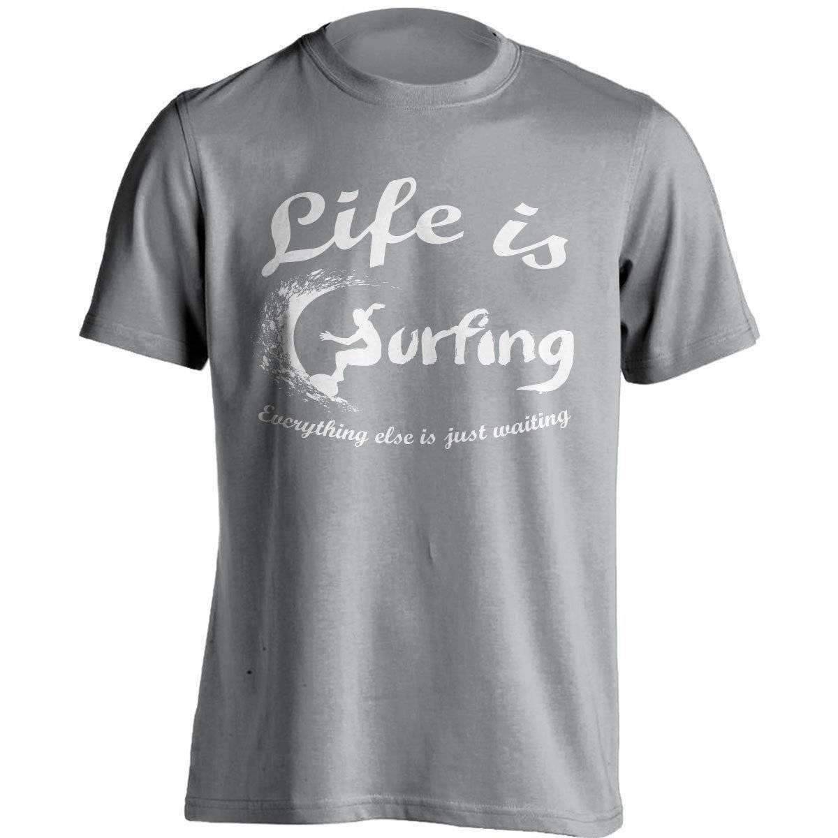 "Life Is Surfing" T-Shirt - OutdoorsAdventurer