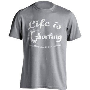 "Life Is Surfing" T-Shirt - OutdoorsAdventurer