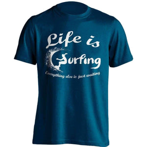 "Life Is Surfing" T-Shirt - OutdoorsAdventurer