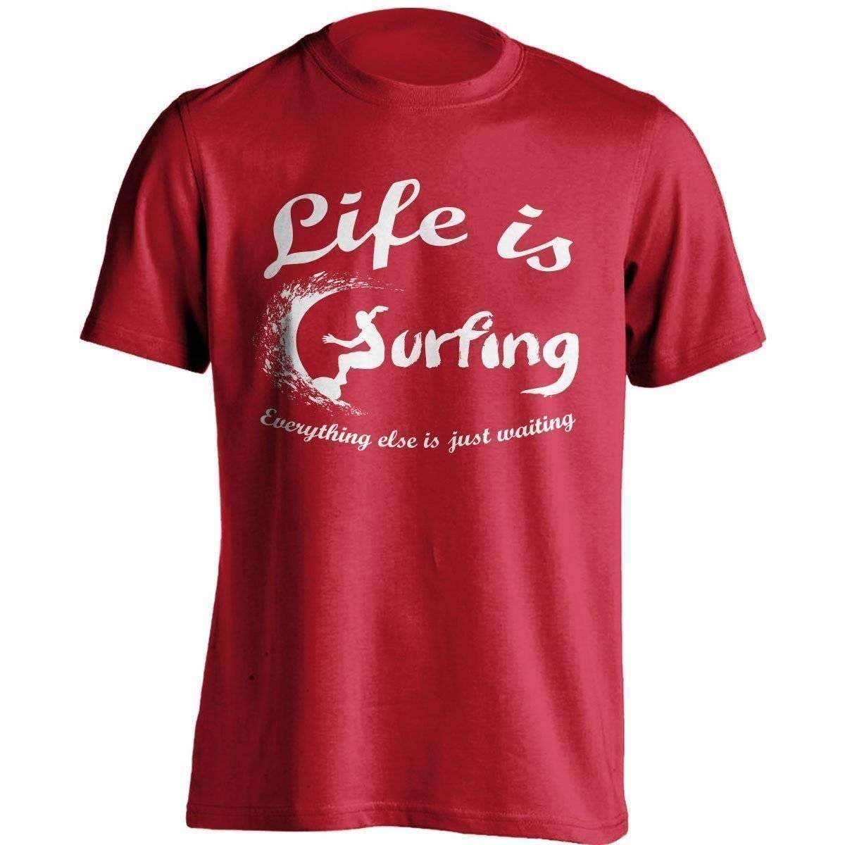 "Life Is Surfing" T-Shirt - OutdoorsAdventurer