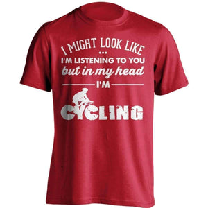 I Might Look Like I'm Listening To You Cycling T-Shirt - OutdoorsAdventurer