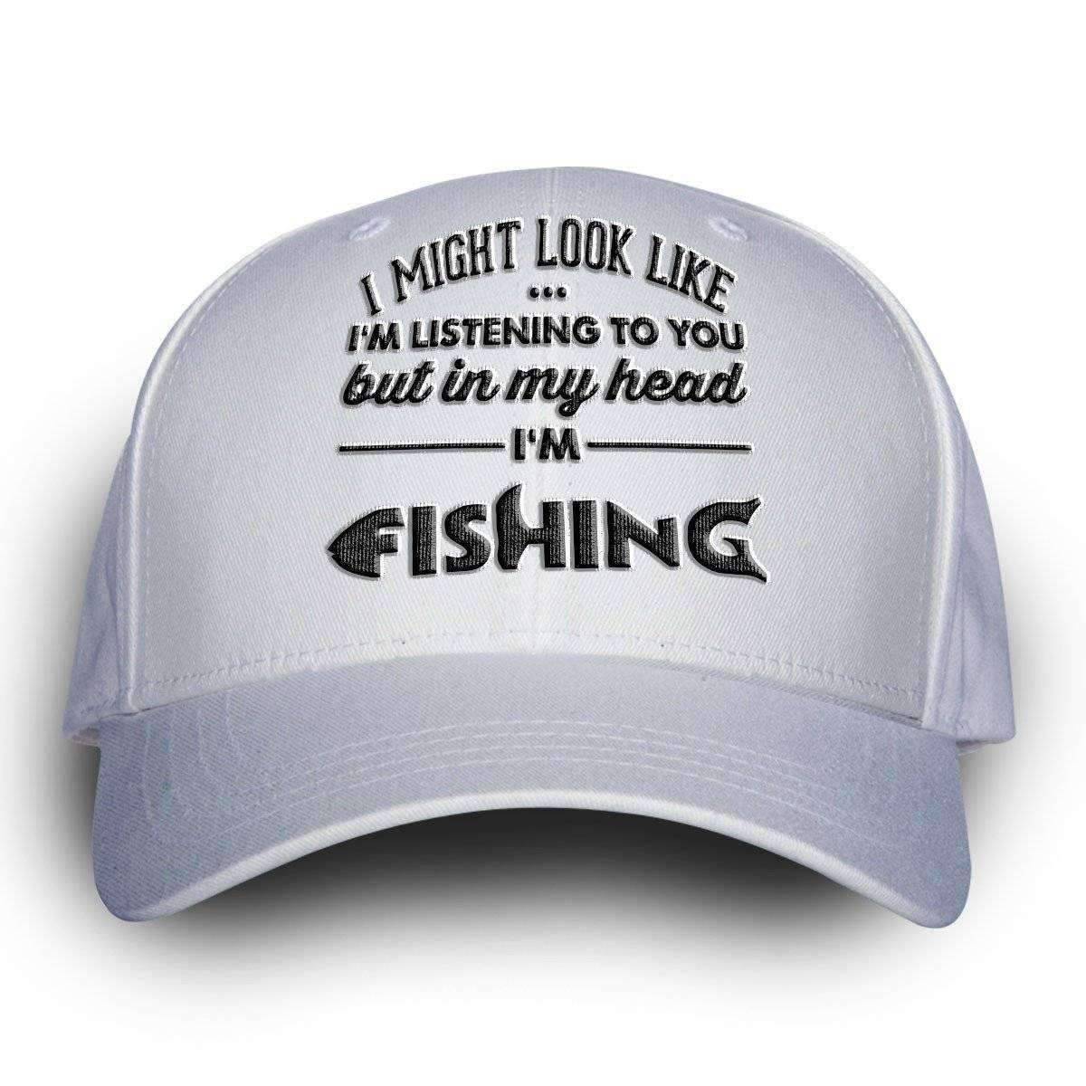 "I Might Look Like I'm Listening To You" Fishing Cap - OutdoorsAdventurer