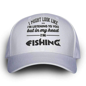 "I Might Look Like I'm Listening To You" Fishing Cap - OutdoorsAdventurer