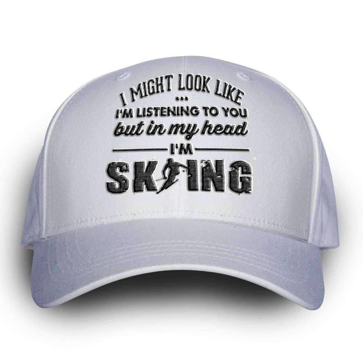 "I Might Look Like I'm Listening To You" Skiing Cap - OutdoorsAdventurer