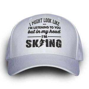 "I Might Look Like I'm Listening To You" Skiing Cap - OutdoorsAdventurer
