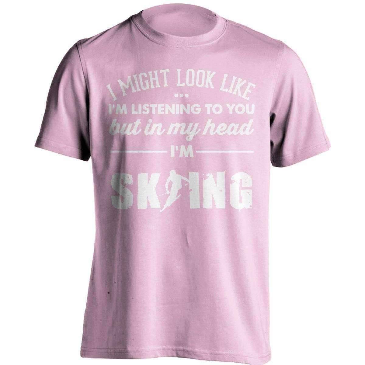I Might Look Like I'm Listening To You Skiing T-Shirt - OutdoorsAdventurer