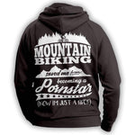 "Mountain Biking Saved Me From Becoming A Porn Star'' Mountain Biking Hoodie - OutdoorsAdventurer