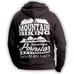"Mountain Biking Saved Me From Becoming A Pornstar..." Hoodie - OutdoorsAdventurer