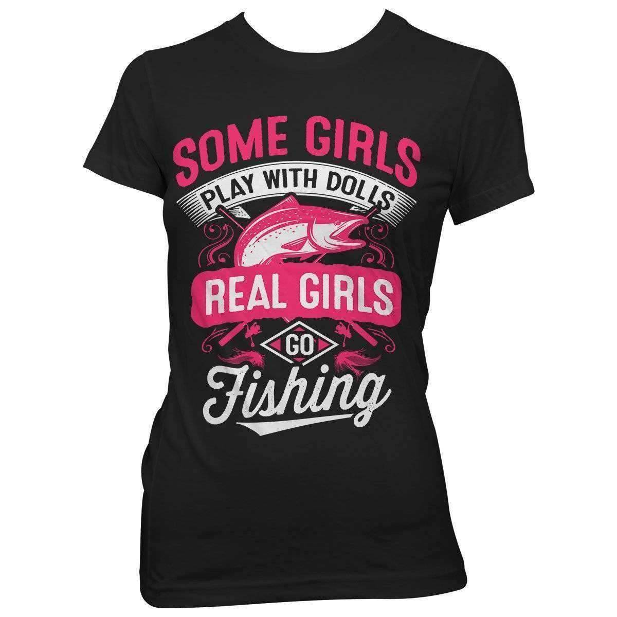 Real Girls Go Fishing T-Shirt - OutdoorsAdventurer