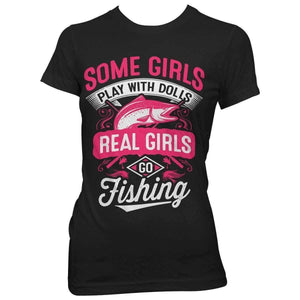Real Girls Go Fishing T-Shirt - OutdoorsAdventurer