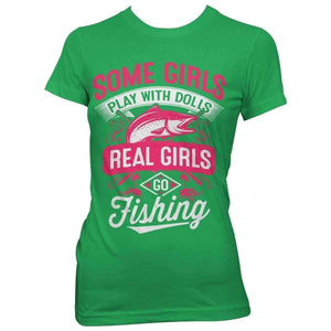 Real Girls Go Fishing T-Shirt - OutdoorsAdventurer