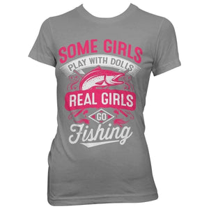 Real Girls Go Fishing T-Shirt - OutdoorsAdventurer