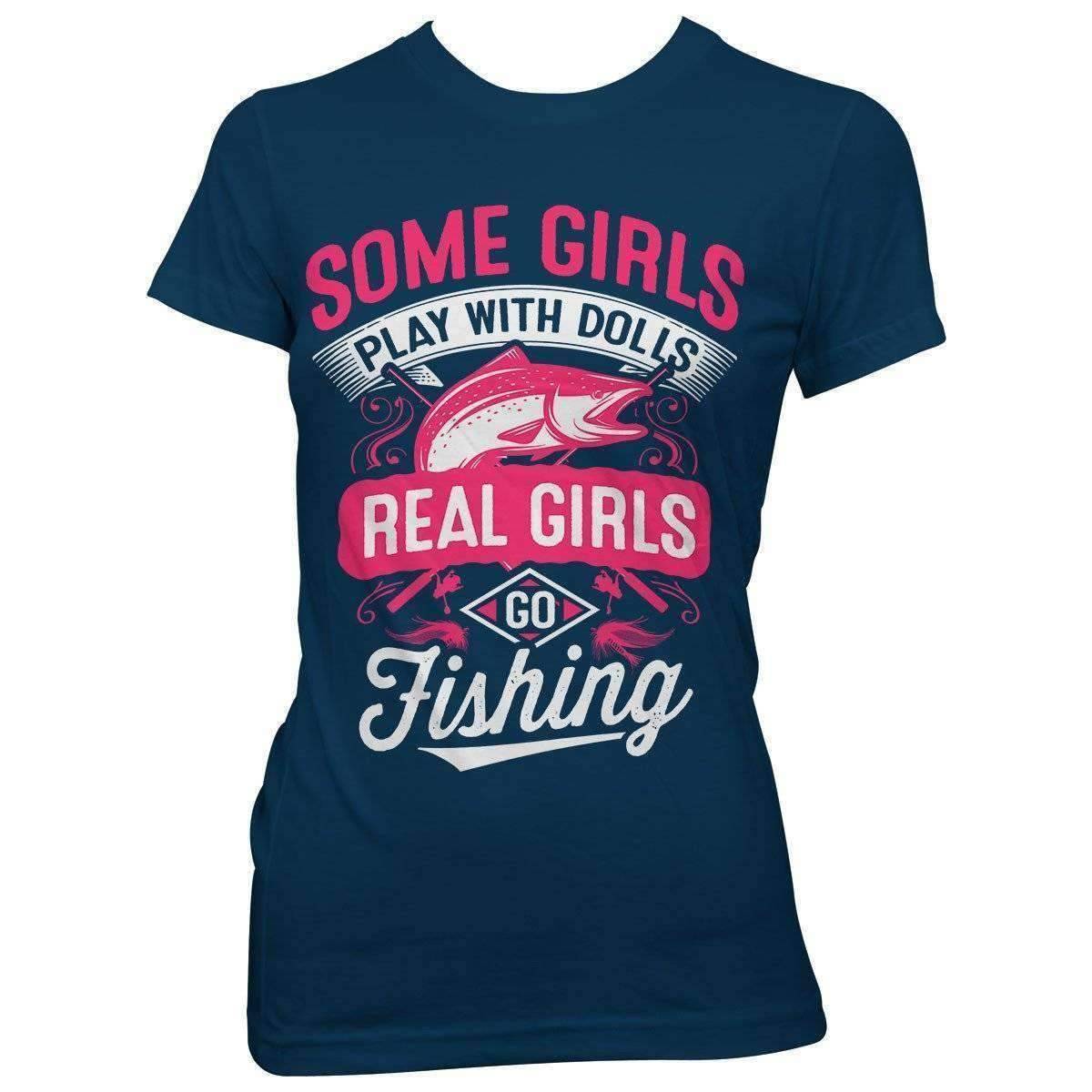 Real Girls Go Fishing T-Shirt - OutdoorsAdventurer