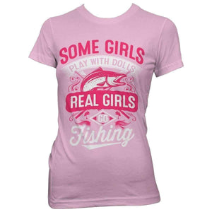 Real Girls Go Fishing T-Shirt - OutdoorsAdventurer