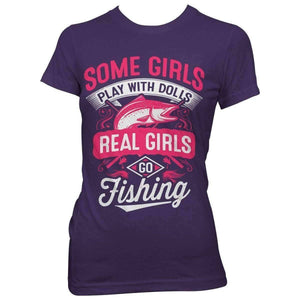 Real Girls Go Fishing T-Shirt - OutdoorsAdventurer