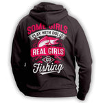 Real Girls Go Fishing Hoodie - OutdoorsAdventurer