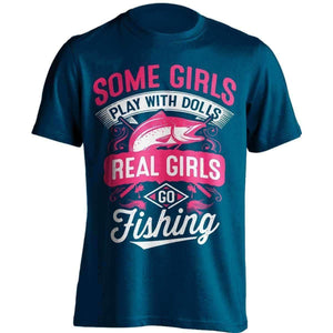 Real Girls Go Fishing T-Shirt - OutdoorsAdventurer