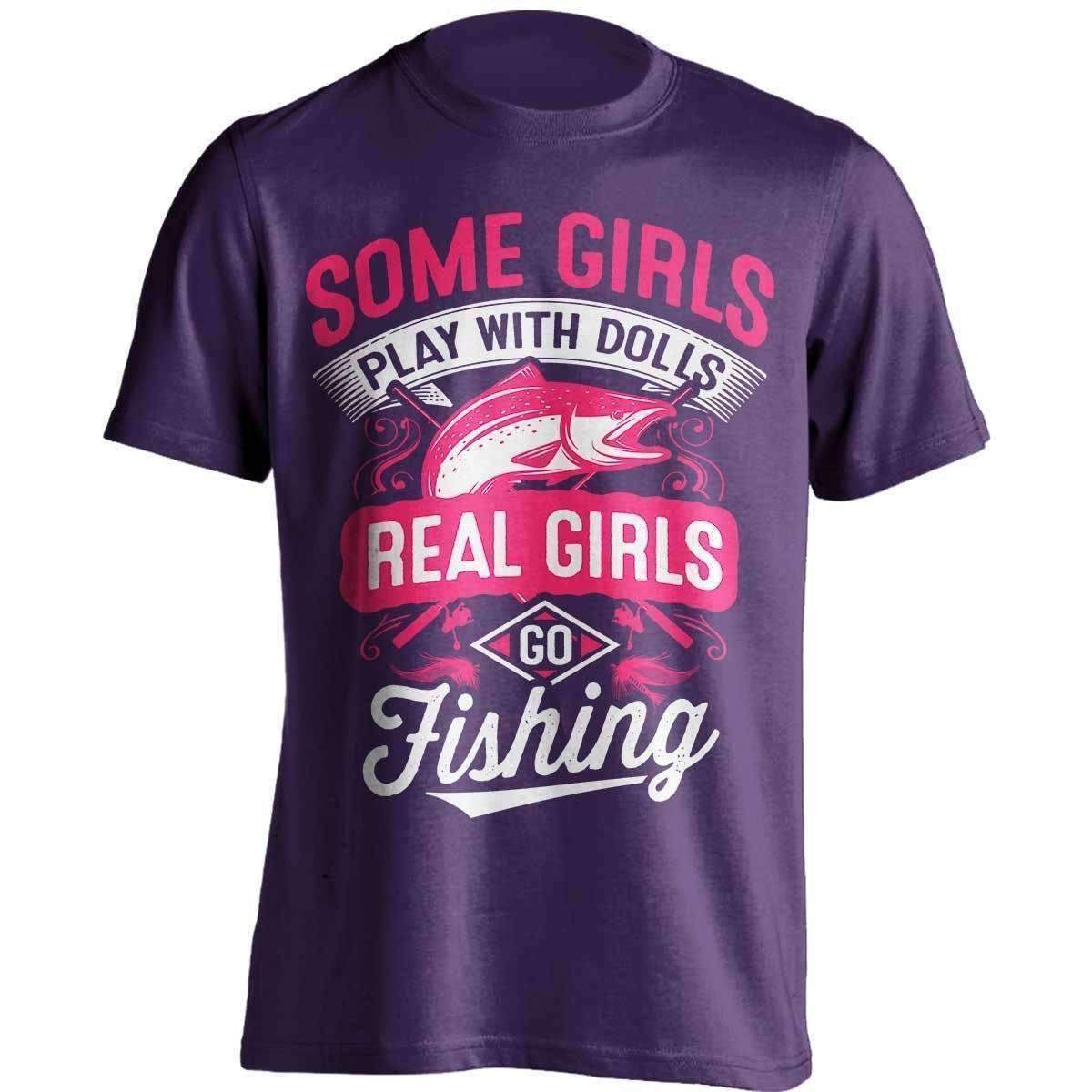 Real Girls Go Fishing T-Shirt - OutdoorsAdventurer