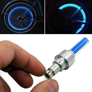 2x Motion Sensing LED Wheel Valve Cap Light - OutdoorsAdventurer