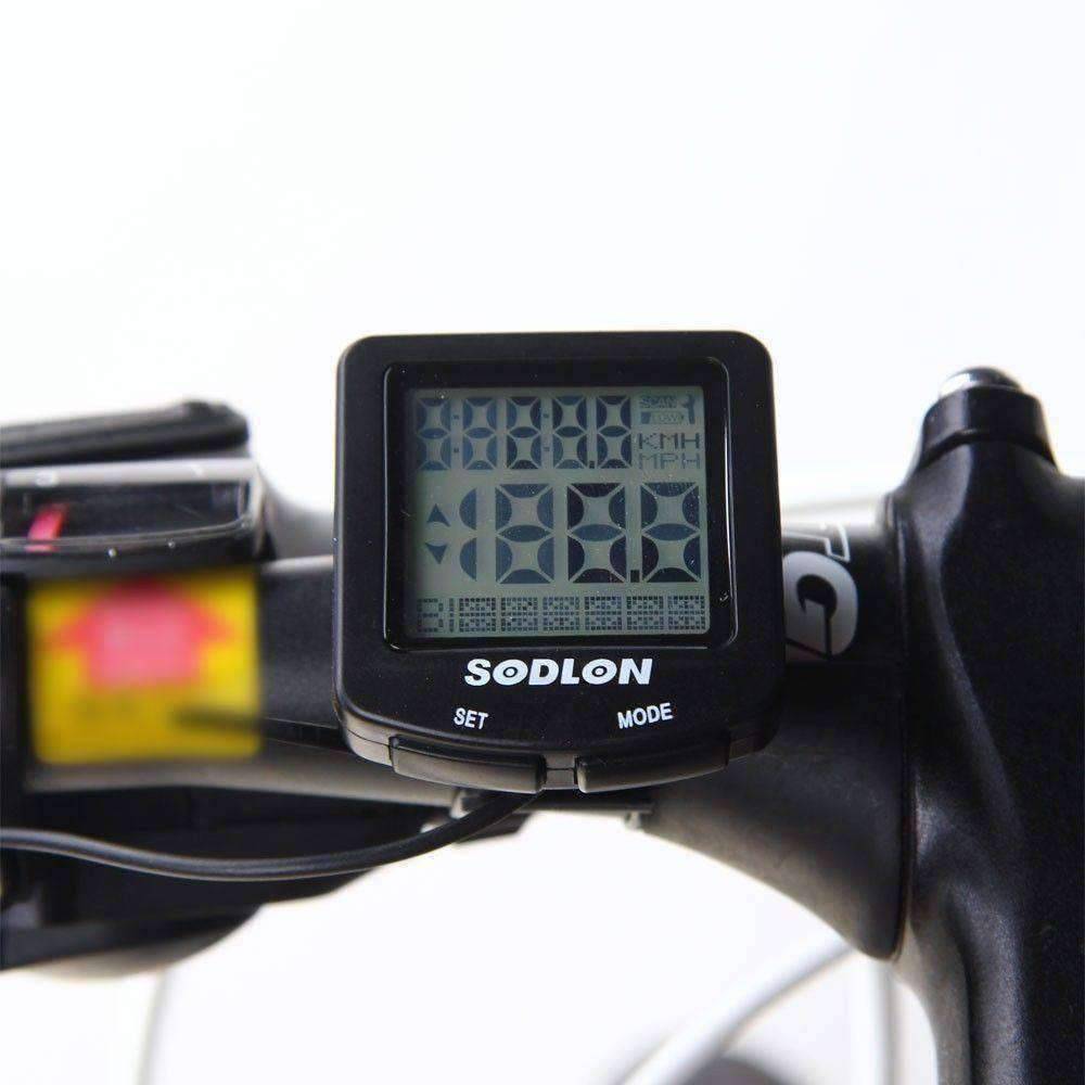 LCD Bike Computer with 20+ Features , Waterproof + Backlit - OutdoorsAdventurer