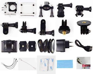12MP HD 1080P Digital Sports DV Action Waterproof Camera with WiFi - OutdoorsAdventurer