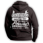 Snowboarding Saved Me From Becoming A Porn Star'' Snowboarding Hoodie - OutdoorsAdventurer