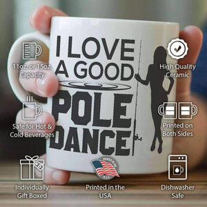 "I Love A Good Pole Dance" Fishing Mug - OutdoorsAdventurer