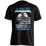 5 Things I Like Almost As Much As Riding My Bike T-Shirt - OutdoorsAdventurer
