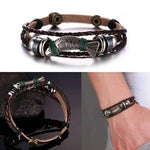 Fishing Leather Bracelet - OutdoorsAdventurer