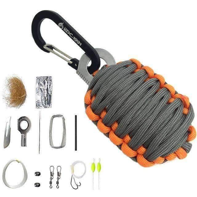 Paracord  Carabiner Outdoor Survival Tool - OutdoorsAdventurer