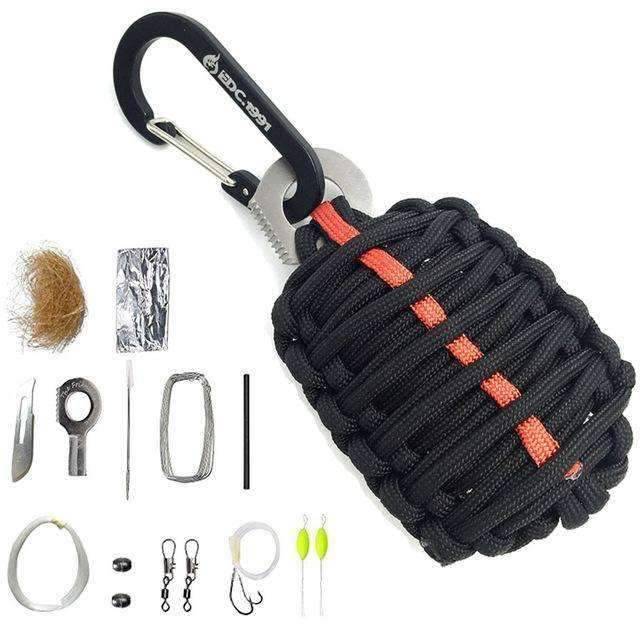 Paracord  Carabiner Outdoor Survival Tool - OutdoorsAdventurer