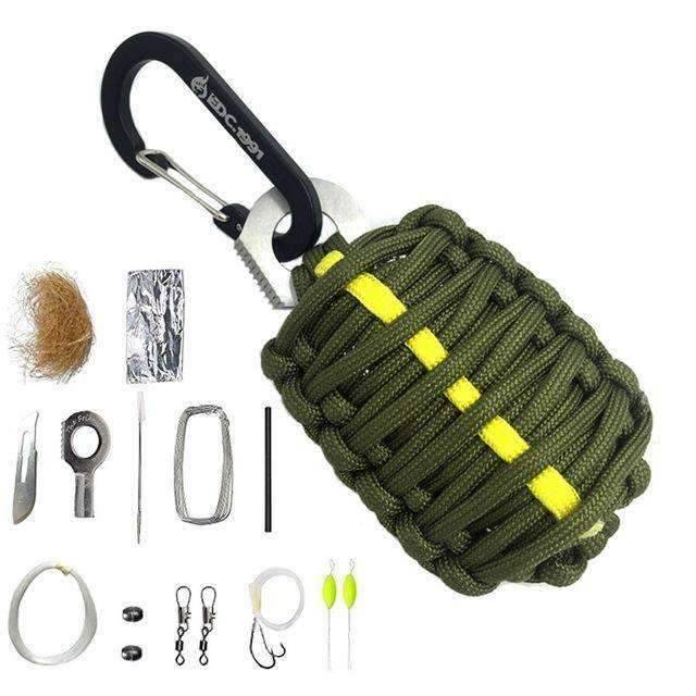 Paracord  Carabiner Outdoor Survival Tool - OutdoorsAdventurer