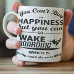 "You Can't Buy Happiness But You Can Go Wakeboarding" Mug - OutdoorsAdventurer